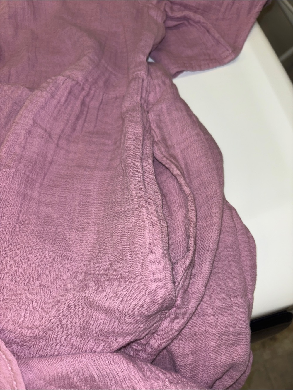 Old Navy Lilac Gauze Babydoll Dress - Picture 7 of 7